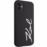 Karl Lagerfeld KLHCN61SKSVGK iPhone 11 / Xr 6.1" must/must hardcase Silicone Signature