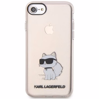 Karl Lagerfeld KLHCI8HNCHTCP iPhone 7/8/ SE 2020 / SE 2022 roosa/roosa hardcase Ikonik Choupette