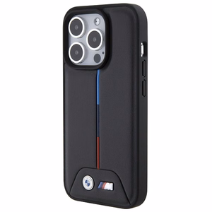 BMW Quilted Tricolor iPhone 15 Pro Ümbris - must