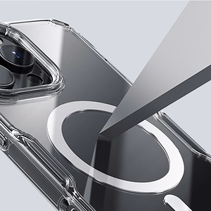 Nillkin Nature Pro Magnetic Ümbris with MagSafe jaoks iPhone 16 - Läbipaistev & Valge