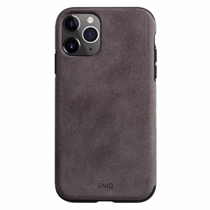 Uniq Sueve ümbris iPhone 11 Pro jaoks - tumehall