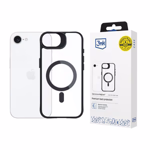 3mk Satin Armor MagCase jaoks Apple iPhone 16e / SE 4 - läbipaistev