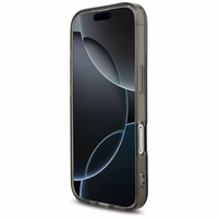 AMG Nauble Layer Läbipaistev Smocked MagSafe Ümbris jaoks iPhone 17 - Must