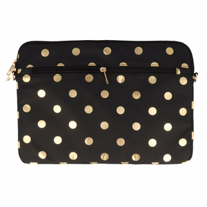 Wonder Sleeve Laptop 15-16 inches kuldne polka-dot
