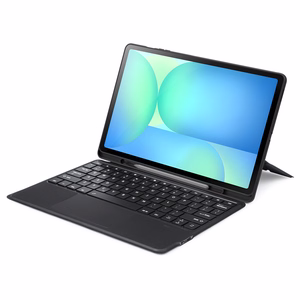 Dux Ducis DK-seeria taustvalgustusega klaviatuurümbris Samsung Tab S10 FE+ (Plus) jaoks, must