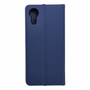 Flip чехол для Samsung Xcover 7 Luna Book Carbon синий