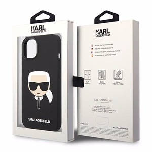 Karl Lagerfeld Silicone Karl's Head MagSafe ümbris jaoks iPhone 14 Plus - must