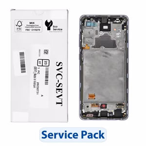 ServicePack LCD Display jaoks SAMSUNG A72 A725F GH82-25460C lilla