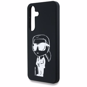KARL LAGERFELD ümbris jaoks SAMSUNG S25 KLHMS25SPNYKGRTK (Magnetic Silicone Graffiti Ikonik) must