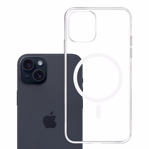 3mk Clear MagCase jaoks Apple iPhone 15 - läbipaistev