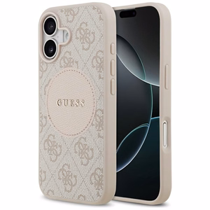 Guess 4G Circle Classic Logo MagSafe Ümbris jaoks iPhone 17 - Roosa