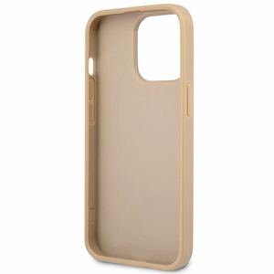 Guess GUHCP14XPSATLE iPhone 14 Pro Max 6,7 "beige / beige hardcase SaffianoTriangle Logo
