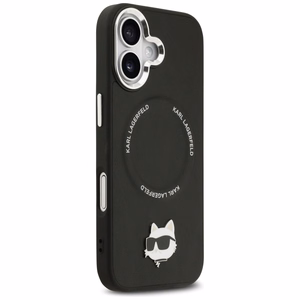 Karl Lagerfeld Choupette Pin MagSafe Ümbris jaoks iPhone 17 - Must