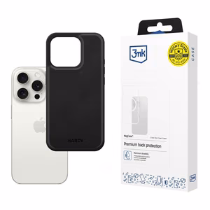 3mk Hardy Apple Silky Leather MagCase jaoks Apple iPhone 15 Pro - Must