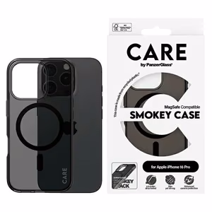 CARE by PanzerGlass Flagship Ümbris iPhone 16 Pro 6.3"" smoke/smokey MagSafe 1350