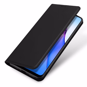 Dux Ducis Skin Pro ümbris Oppo Reno 8 Pro flip cover kaardi rahakoti stend must