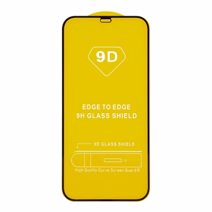 Karastatud klaas 9D Honor X7a mustale raamile