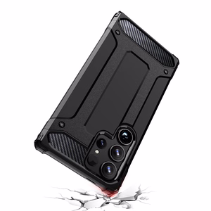 Hybrid Armor Ümbris jaoks Samsung Galaxy S25 Ultra Armored Hybrid Ümbris - must