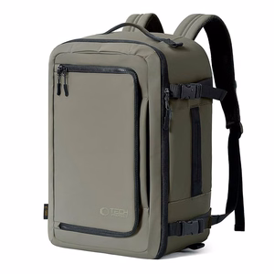Tech-Protect Defender S50 Backpack jaoks Ryanair & Wizzar, 20L Laptop - Olive