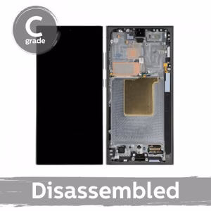 LCD ekraan ühilduv Samsung S928 S24 Ultra raamiga / Titanium Yellow / (7.5/10 kasutatud)