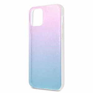 Guess 4G 3D mustrikollektsiooni ümbris iPhone 12 Pro Max'ile - sinine ja roosa