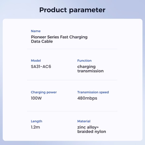 USB kaabel Joyroom SA31-AC6 USB to USB-C 100W 1.2m must