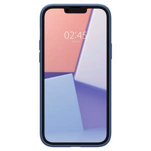 Spigen Silicone Fit Mag чехол с MagSafe для iPhone 14 Plus - синий