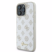 Guess Peony Script Logo MagSafe iPhone 16 Pro Ümbris - valge
