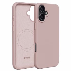 Etteri Silicone Mag case for iPhone 16 6.1" light pink