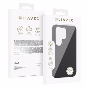 Liavec Silky ümbris metallist kaamera raamiga Samsung Galaxy S26 Ultra jaoks must