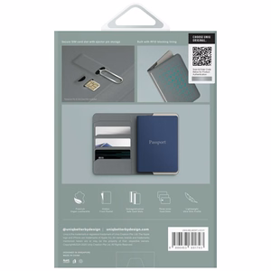 Uniq Belmont RFID Blocking Passport Ümbris - roheline/Ivory