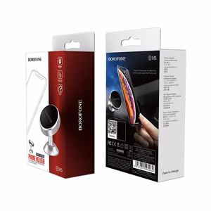 Car phone hoidja Borofone BH5 Platinum, dashboard mounting, magnetic fixing
