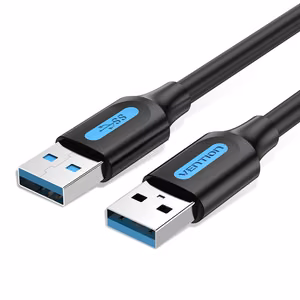 Vention USB 3.0 A Male kuni A Male kaabel 0.5M, must, PVC