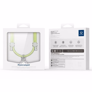 DUX DUCIS Plaz - cross-body phone strap - roheline/kollane