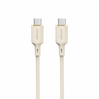 Dudao L7SCC USB-C - USB-C kaabel 100W 2m - beige