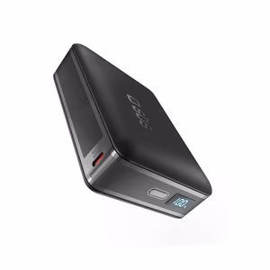 SBS HD 30W 10000mAh USB-C Akupank koos LCD Ekraan - must