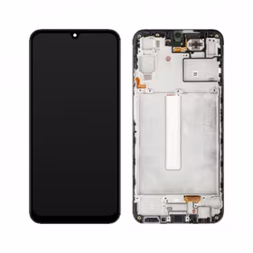 LCD ekraan ühilduv Samsung A256 A25 5G must raamiga HQ