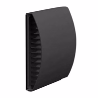 Curved Rain Shield jaoks Single Room Energy Recovery Ventilator, Plastic