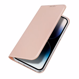 Dux Ducis Skin Pro Wallet Ümbris jaoks iPhone 15 Pro Max - roosa