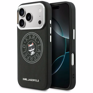 Karl Lagerfeld Point & Choupette Sketch MagSafe Ümbris for iPhone 17 Pro - must