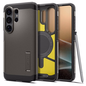 SPIGEN ümbris TOUGH ARMOR ühildub MagSafe'iga SAMSUNG S26 Ultra gunmetal jaoks