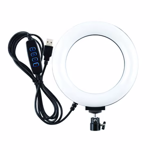 LED rõngaslamp, 16 cm, USB