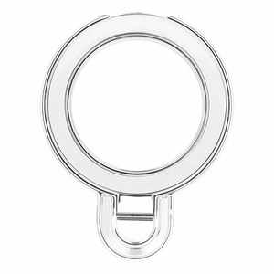 Phone stand CIRCLE - stick-on - hõbedane