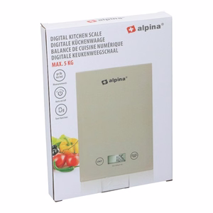 Alpina digitaalne köögikaal, kuni 5 kg