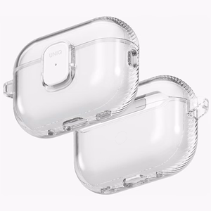 Uniq Glase Pro Ümbris jaoks AirPods Pro 3 Lock Ümbris - Läbipaistev
