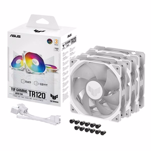 ASUS TUF Gaming TR120 ARGB valge 3IN1 ventilaator (90DA0093-B09020)