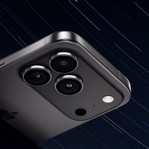Benks Tempered glass DR Sapphire Lens Protector on camera for Iphone 17 (lens 2 pieces) black