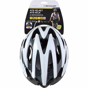 Dunlop reguleeritav MTB jalgrattakiiver, suurus M, 55–58 cm, valge / must