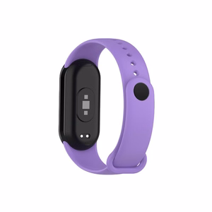 СИЛИКОНОВЫЙ РЕМЕШОК MI BAND 8/M8 (4). ФИОЛЕТОВЫЙ