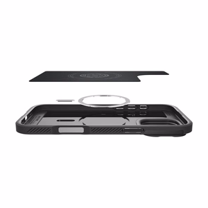 Spigen Optik Armor Mag Ümbris with MagSafe jaoks iPhone 16 Pro Max - Must